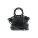 Coach Leather Satchel: Pebbled Black Print Bags