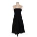 Gap Casual Dress - A-Line: Black Solid Dresses - Women's Size 2