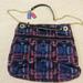 Coach Bags | Coach Poppy Tartan C Signature Navy/Pink Plaid Shoulder Bag/Tote | Color: Blue/Pink | Size: Os