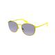 Calvin Klein CK2137S WoMens oval-shaped metal sunglasses - Yellow - One Size