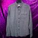 American Eagle Outfitters Shirts | Plaid Buttondown L Grey Charcoal Men American Eagle Dark Academia Glen Check | Color: Black/Gray | Size: L