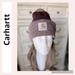 Carhartt Accessories | Carhartt Pom Pom Cuffed Beanie | Color: Cream/Purple | Size: Os
