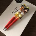 Disney Office | Disney Doorables: Mickey Mouse & Friends: Goofy & Clarabelle Handmade Beaded Pen | Color: Orange/Red | Size: Os