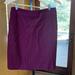 J. Crew Skirts | J Crew Wool Pencil Skirt. Plum Color. Size 6 | Color: Purple | Size: 6