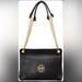 Tory Burch Bags | New Tory Burch Britten Flap Leather Shoulder Bag | Color: Black/Gold | Size: Os