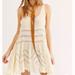 Free People Dresses | Free People Voile And Lace Trapeze Slip Dress | Color: Cream/White | Size: Xs