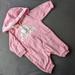 Adidas One Pieces | Adidas | Baby Hooded Coverall | Color: Pink | Size: 3mb