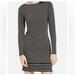 Michael Kors Dresses | Michael Kors Link Chain Border Shift Dress Size M | Color: Black/Gray | Size: M