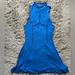 Urban Outfitters Dresses | Blue Ruffle Collar Soft Skater Skirt Dress | Color: Black/Blue | Size: L