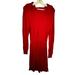 Athleta Dresses | Athleta Red Hoody Sweater Dress | Color: Red | Size: M