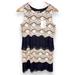 Jessica Simpson Dresses | Jessica Simpson Lace Tiered Dress Size 2 | Color: Black/Tan | Size: 2