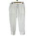 Athleta Pants & Jumpsuits | Athleta Women’s White Linen Pants Elastic Waist Pull On Pants Sz 8 Straight | Color: White | Size: 8