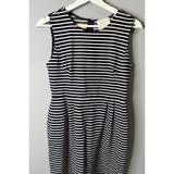 Kate Spade New York Dresses | Kate Spade Dress,New York Mariella Striped Cap-Sleeve Dress Navy White Striped 8 | Color: White | Size: 8
