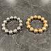 Anthropologie Jewelry | Anthropologie Gold & Silver Beaded Bracelets | Color: Gold/Silver | Size: Os