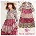 Anthropologie Dresses | New! Anthropologie Ro’s Garden Tiered Stitched Ruffle Maxi Dress | Color: Green/Red | Size: S