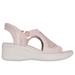 Skechers Women's Slip-ins Martha Stewart: Pier-Lite Sandals | Size 10.0 | Blush Pink | Textile/Metal | Vegan