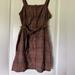 American Eagle Outfitters Dresses | American Eagle Small Belted Dress | Color: Brown/Orange | Size: S