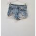 American Eagle Outfitters Shorts | American Eagle Women Shorts Sz 2 Light Wash Distressed High Rise Festival Denim | Color: Blue | Size: 2