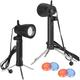 EMART 2 Packs Photography Lighting Dimmable LED Continuous Light Portable Studio Lighting Kit Table Top Lamp for Photo Video