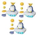 Vaguelly 3 Sets Water Spray Penguin Toy Kids Gift Kid Gifts Baby Bath Toys Penguin Spray Water Toy Children’s Toys Toddler Bath Toys Bath Toy Penguin Sprinkler Bath Sprinkler