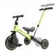 XJD 4 in 1 Kids Tricycles for 1-3 Years Old Boys Girls Kids Balance Bike with Parent Handle Putter Toddler Trike for Baby with Adjustable Seat and Detachable Pedals (4 IN 1, Green with Push Handlebar)