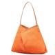 YYW Women Canvas Tote Bags Large Shoulder Bags Cute Clutch Purses for Daily Shopping Holiday, Orange, One Size