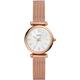 Quarzuhr FOSSIL "CARLIE, ES4433" Armbanduhren rosegold (roségoldfarben) Damen Quarzuhren Armbanduhr, Damenuhr, Perlmutt-Zifferblatt