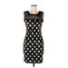 Urban Outfitters Casual Dress - Sheath: Black Jacquard Dresses - Women's Size Medium