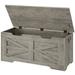 Gracie Oaks Itin Manufactured Wood Blanket Chest Manufactured Wood in Gray | 19.7 H x 39.4 W x 15.7 D in | Wayfair 5B11F22ED94947658FEE48F32304FCEF