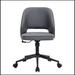Mercer41 Alyra Task Chair Upholstered/Metal in Black | 29.72 H x 19.68 W x 18.82 D in | Wayfair 9E5149D4BD6A4FAFBECD52361CA68F23