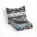 Union Rustic Candelario Southwestern Cowboy Rodeo Quilt Set in Black/Blue/Brown | King Quilt + 2 King Shams | Wayfair