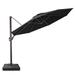 Arlmont & Co. Winon 129" Cantilever Polyester Umbrella in Black | 99.6 H x 129 W x 129 D in | Wayfair 27C5F62BBD0E44DC99EE648ED0D623F3