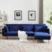 George Oliver Variable Bed Sofa Living Room Folding Sofa, Solid Wood in Blue | Wayfair 302782DD3A24439A9C31AD2B7B816F4D