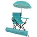 Arlmont & Co. Tabron Folding Beach Chair w/ Cushions Metal in Blue/Green | 39.5 H x 21.75 W x 22 D in | Wayfair 3DBBD508B6564DCBB68BEEA113FE6774