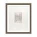Theodore Alexander Grove Sketch 2 by Studio L57 Affinity - Single Picture Frame Print on Paper Metal in Brown | 38 H x 32 W x 0.65 D in | Wayfair