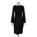 Altuzarra for Target Casual Dress - Sheath Collared Long sleeves: Black Color Block Dresses - Women's Size 4