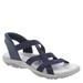 Skechers USA Slip Ins: Reggae Slim - Womens 9 Navy Sandal Medium