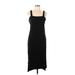 The Drop Casual Dress - Sheath: Black Solid Dresses - Women's Size Large