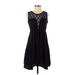 Free People Casual Dress - A-Line: Black Dresses - Women's Size Small