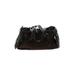 Sondra Roberts Leather Shoulder Bag: Black Solid Bags