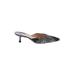 Manolo Blahnik Mule/Clog: Slip On Kitten Heel Cocktail Black Shoes - Women's Size 39.5 - Pointed Toe