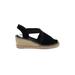 Toni Pons Wedges: Black Shoes - Women's Size 38