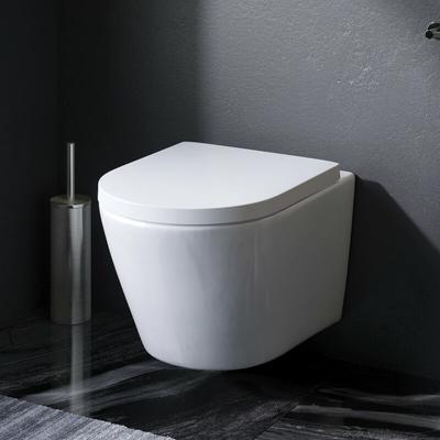 Am.pm - Spülrandloses wc mit Softclose Toilettensitz, Toilette für Gäste-WC, Hänge-WC CNA1700SC