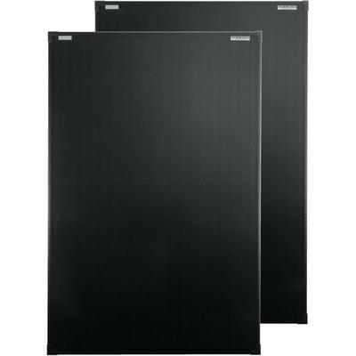 Solarmodule 2 Stück 100 Watt schwarz Mono Solarpanel Solarzelle 1000x675x30