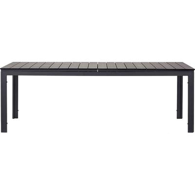 Willy Gartentisch ausziehbar 95x230/287 cm schwarz. Image