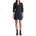 Jenessa Belted Denim Blazer Dress