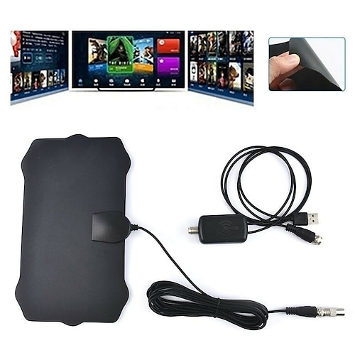 Antenna HDTV con portata di 5000 miglia. Amplificatore del segnale dell'antenna TV digitale interna HD 4K