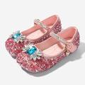 Da ragazza Ballerine Giornaliero Scarpe da cerimonia per bambine Scarpe da principessa Scarpe da scuola Lustrini Portatile Assorbimento urti Traspirabilità Scarpe da principessa Ragazzi (7 anni