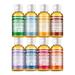 Dr. Bronner S - Pure-Castile Liquid Soap (2 Ounce Variety Gift Pack) Almond Unscented Citrus Eucalyptus Lavender Peppermint Rose Tea Tree - Made With Organic Oils For Face Body And Hair