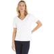 Tommy Hilfiger Damen T-Shirt Kurzarm Modern Regular V-Ausschnitt, Weiß (Th Optic White), XL